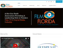 Tablet Screenshot of filmflorida.org
